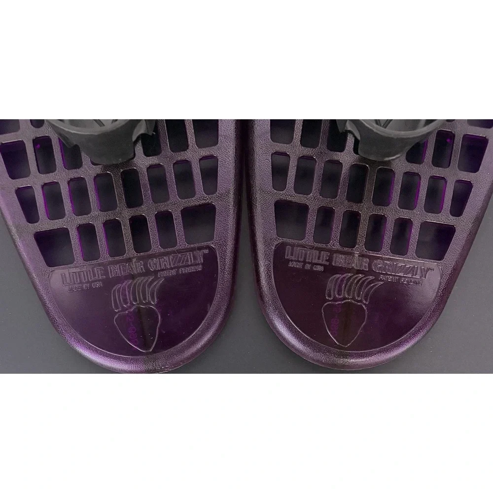 L.L. Bean Little Bear Unisex Grizzly‎ Adjustable Snow Shoes Purple Ages 5-12